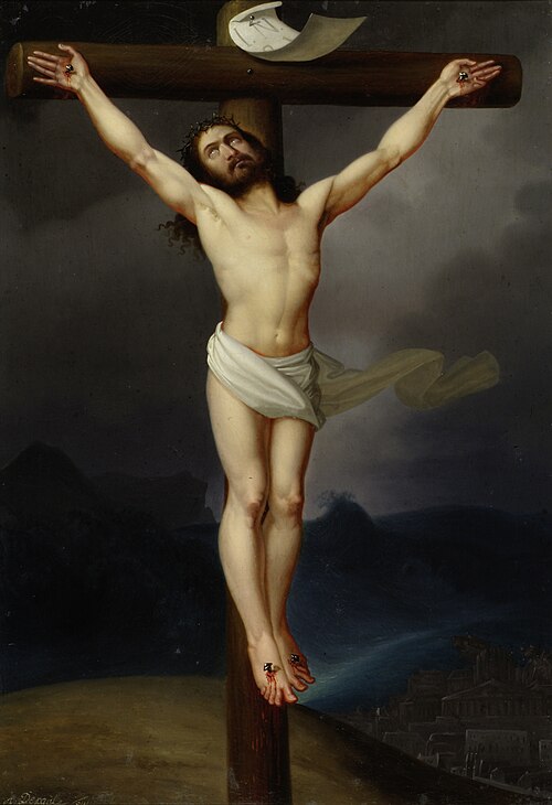 Christ on the Cross (after Van Dyck), 1841, Anton Depauly