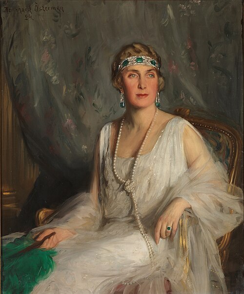 Victoria Eugenie of Battenberg, 1924, Gustav Bernhard Osterman