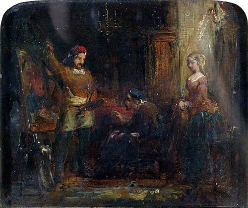 Quentin Matsys in His Studio, 1839, Richard Redgrave
