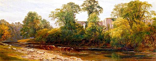 Bolton Abbey, Morning, 1847, Richard Redgrave