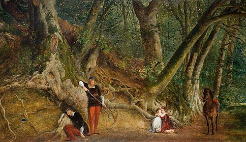 Babes in the Wood, 1862, Richard Redgrave