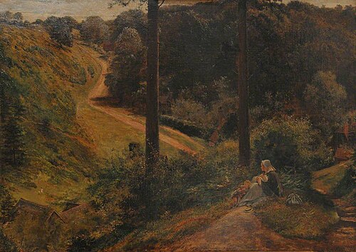 Landscape near Shere, 1877, Richard Redgrave