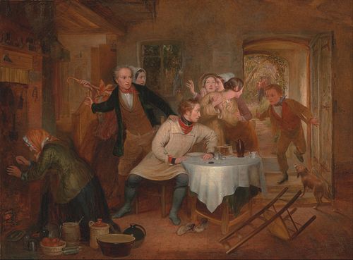 The Deserter's Home, 1847, Richard Redgrave
