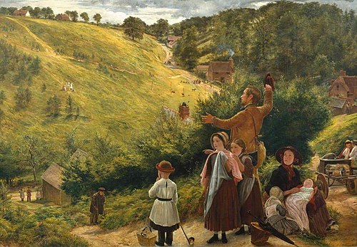 The Emigrant’s Last Sight of Home, 1858, Richard Redgrave