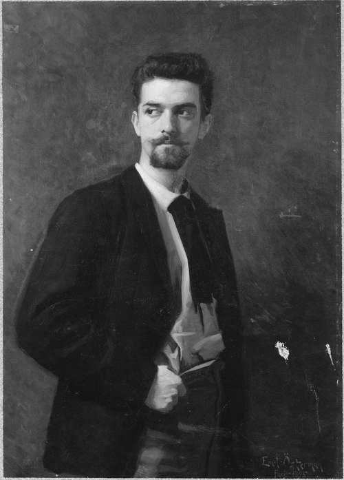 Edvard Vilhelm Waller (1870-1921), sculptor, 1895, Emil Österman