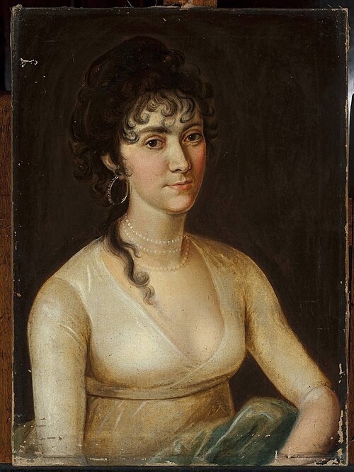 Portrait of Józefa Machan née Layer, 1800, Józef Reichan