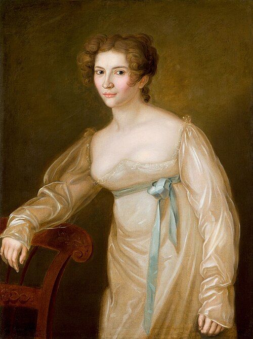 Portrait of Apolonia Kamińska née Sokołowska (1792-1846), 1815, Józef Reichan