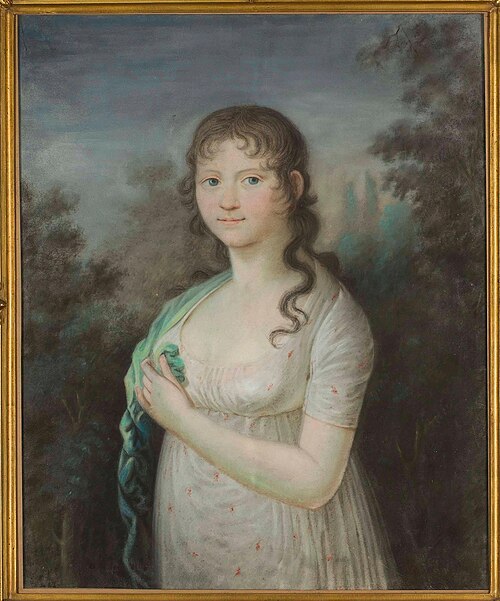 Portret Ludwiki z Łosiów Kownackiej, 1805, Józef Reichan