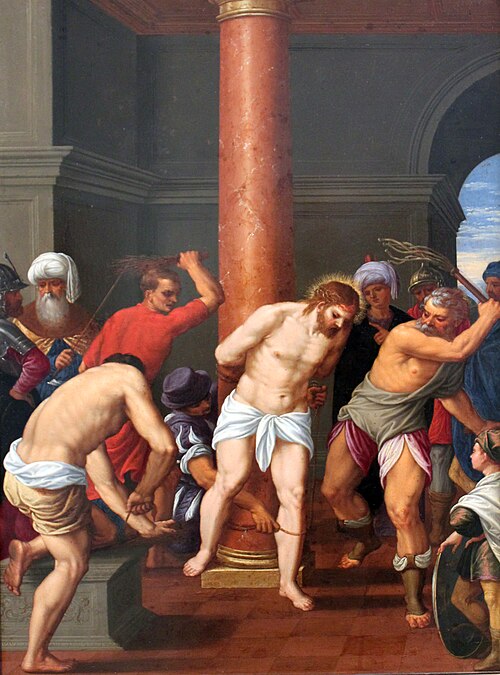 La flagellation du Christ, 1615, Johann König