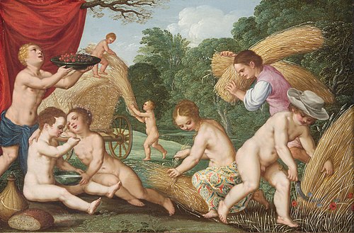 Sommer (Kornernte), , Johann König