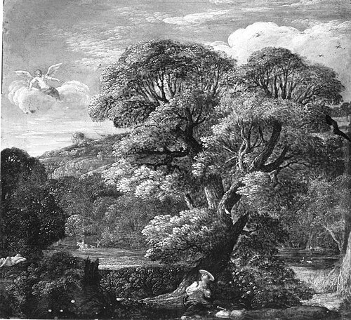 Landschaft mit Hagar, 1614, Johann König