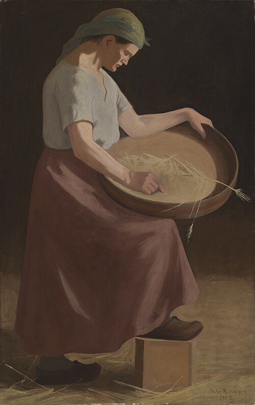 Sifting Grain, 1908, Juho Rissanen