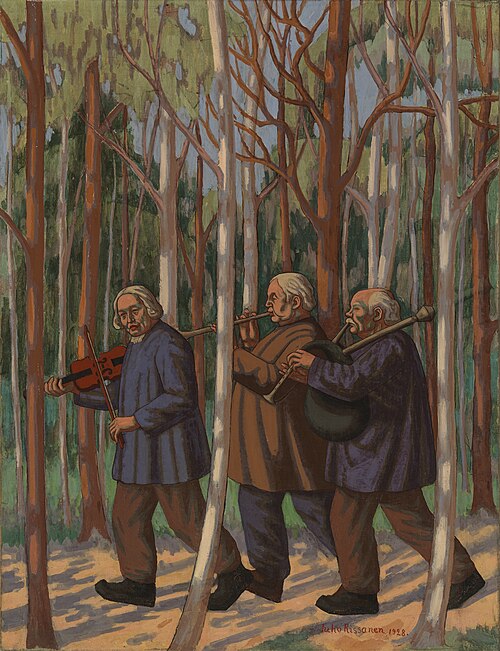 Three Players, 1928, Juho Rissanen