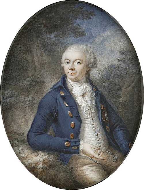 Portret Michała Wielhorskiego, 1790, Augustin Ritt