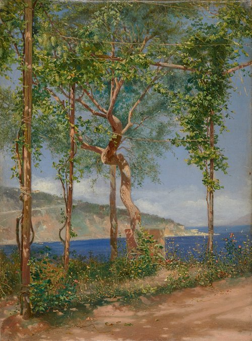 Landscape in the Vicinity of Rome, 1896, Alexander Antonovich Rizzoni