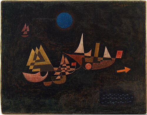 Départ des bateaux, 1927, Paul Klee