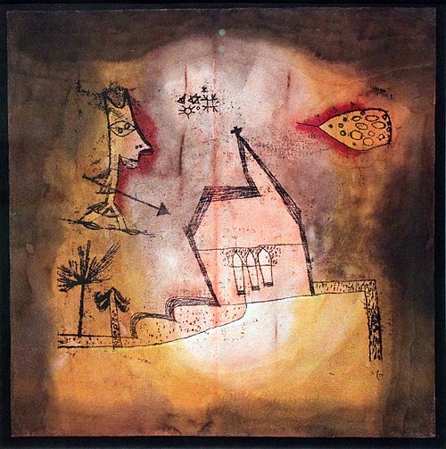 Une chapelle tremblante, 1924, Paul Klee