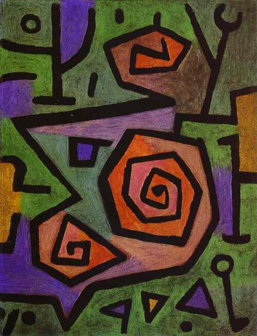 Heroic Roses, 1938, Paul Klee