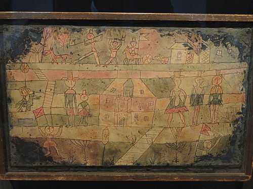 Arrival of the Jugglers, 1926, Paul Klee
