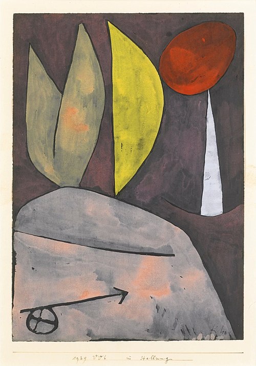 In Position, 1939, Paul Klee