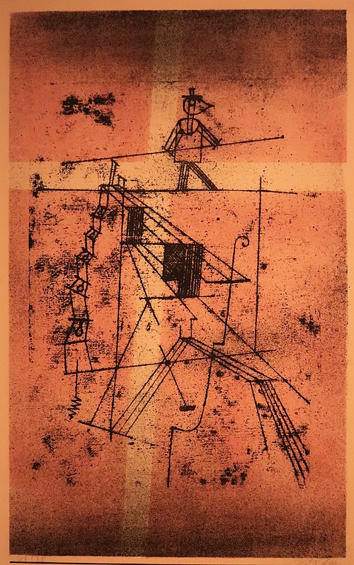 Seiltänzer, 1923, Paul Klee