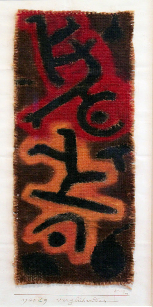 Dying Down, 1940, Paul Klee