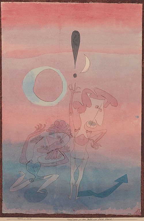 Main Scene from the Ballet "The False Oath", 1922, Paul Klee