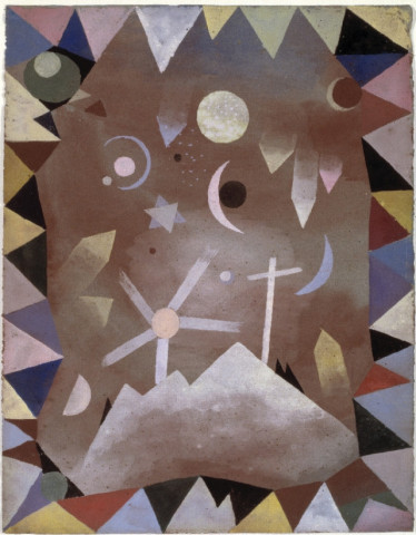 Above mountain summit, 1917, Paul Klee