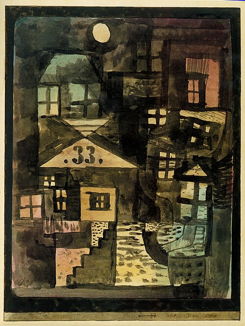 In the Old Quarter, Numero Thirty-Three, 1923, Paul Klee