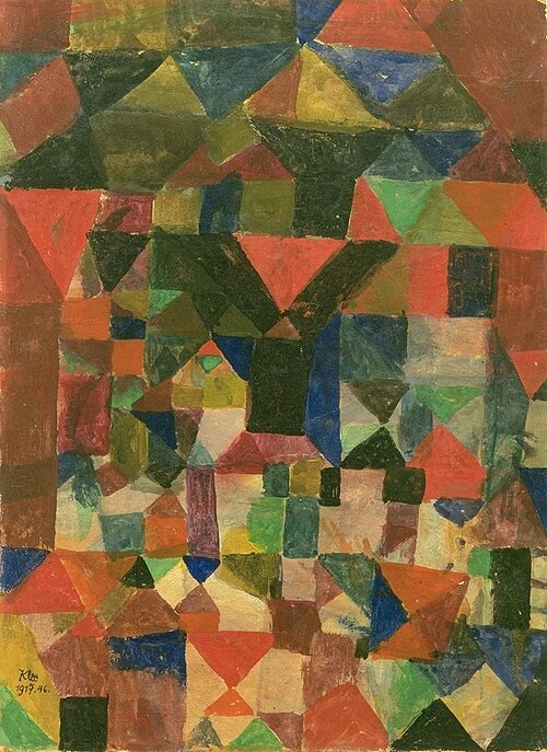 Town-like Construction, 1917, Paul Klee