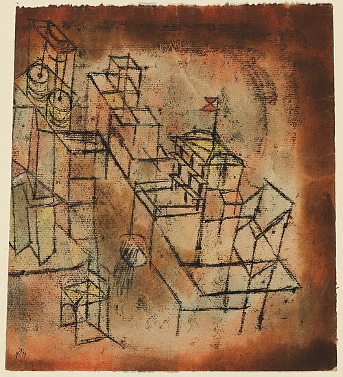 Architecture, 1921, Paul Klee