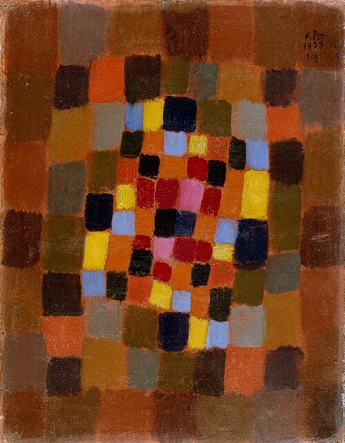Buntes Beet, 1923, Paul Klee