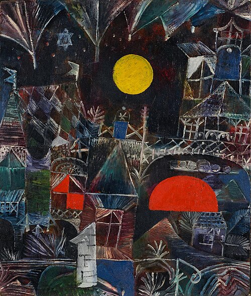 Mondauf-Sonnenuntergang, 1919, Paul Klee