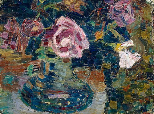Ohne Titel (Vase mit Blumen), 1908, Paul Klee