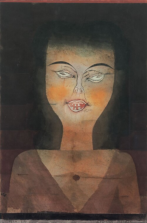 Besessenes Mädchen, 1924, Paul Klee
