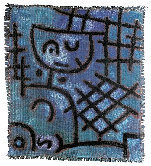 Ohne Titel (Gefangen/Diesseits-Jenseits/Figur), 1940, Paul Klee