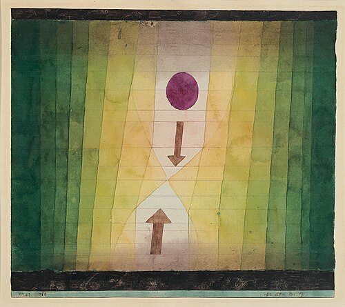 vor dem Blitz, 1923, Paul Klee
