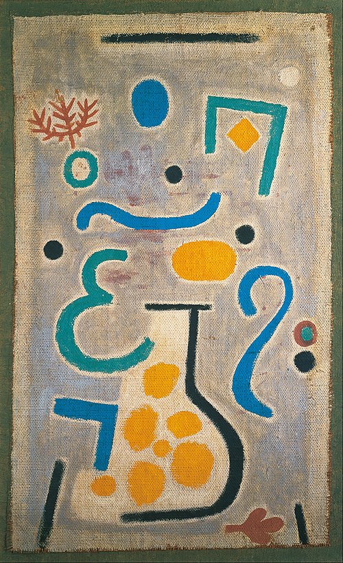 Le vase, 1938, Paul Klee