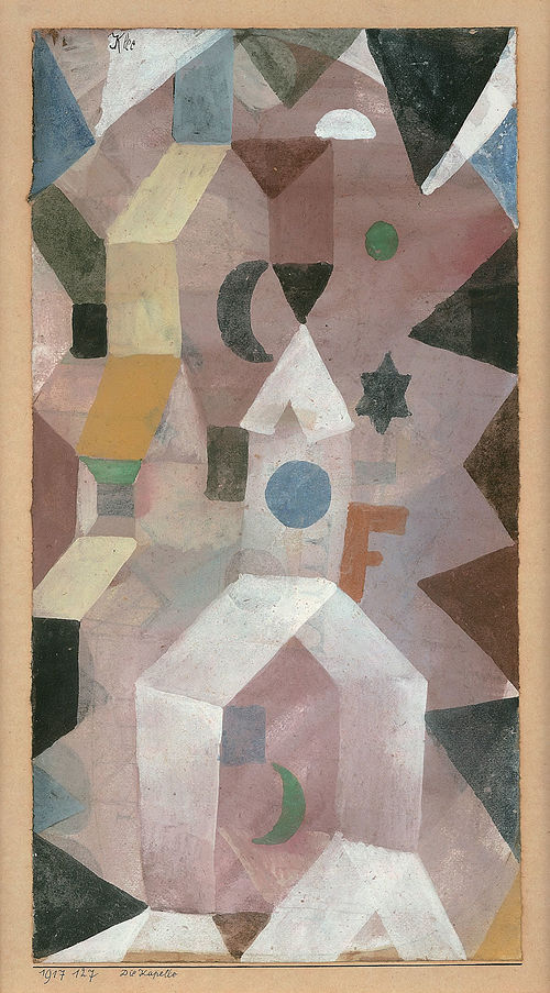 La chapelle, 1917, Paul Klee