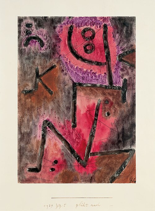 Glüht nach, 1939, Paul Klee