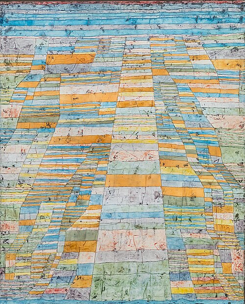 Chemin principal et chemins latéraux, 1929, Paul Klee