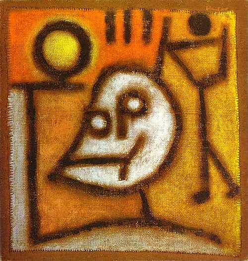 Mort et Feu, 1940, Paul Klee