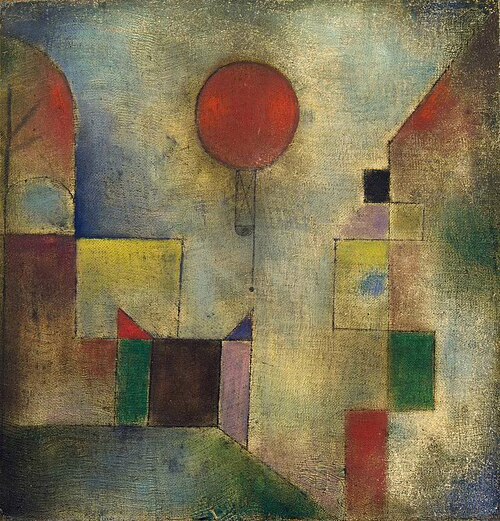 Ballon rouge, 1922, Paul Klee
