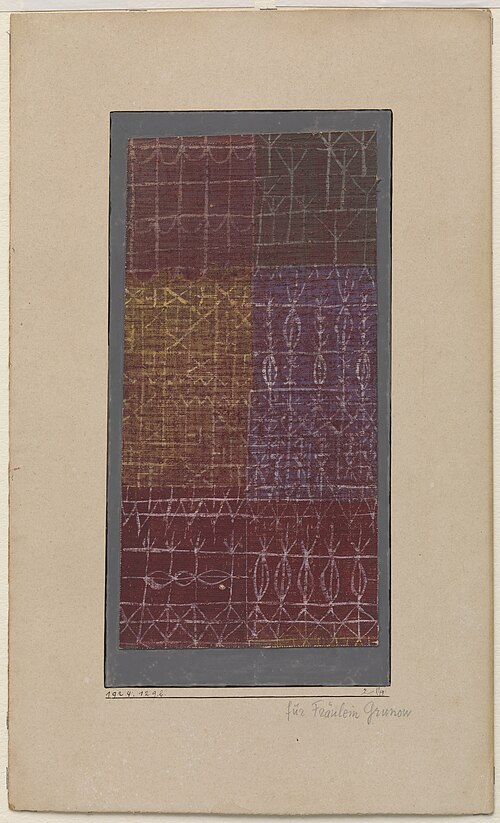 Curtain, 1924, Paul Klee