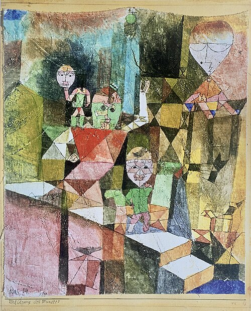 Présentation du miracle, 1916, Paul Klee
