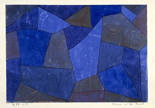 Rocks at Night, 1939, Paul Klee