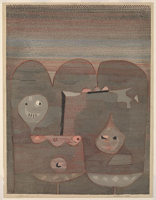 Barbarian Sacrifice., 1932, Paul Klee