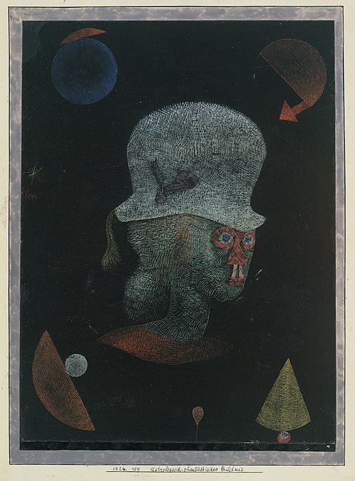 Astrological Fantasy Portrait, 1924, Paul Klee