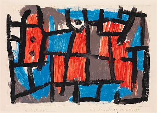 The Hour Before One Night, 1940, Paul Klee
