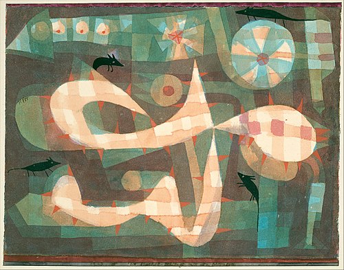 The Barbed Noose with the Mice, 1923, Paul Klee